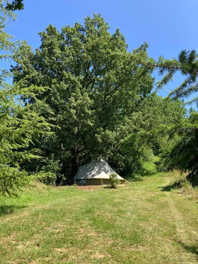 Tente Bivouac Option Bain Chauffee Au Bois Idrac-Respailles Exterior photo