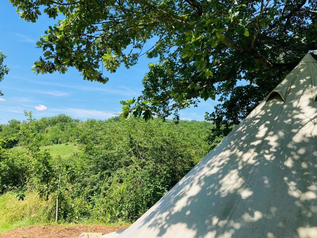 Tente Bivouac Option Bain Chauffee Au Bois Idrac-Respailles Exterior photo